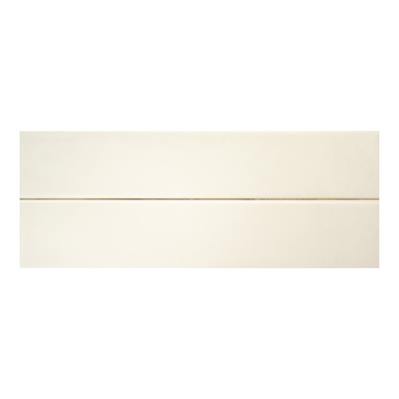 Faïence murale Open Desk Cammeo 12,5X32,5 cm - Blanc Mat 