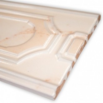 Listel Cassettone Portogallo 12,5X33,3 cm - Beige Mat  détail