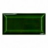 Listel Metro Biseaute Vert Fonce N°2 7,5X15 cm - Mix couleurs Brillant 