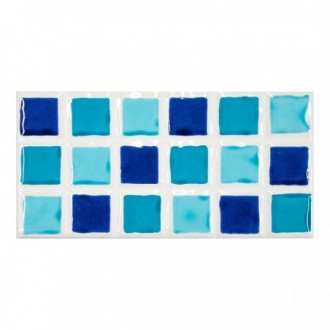 Listel Listel Profum Mosaico Blu3 10X20 cm - Bleu Brillant 