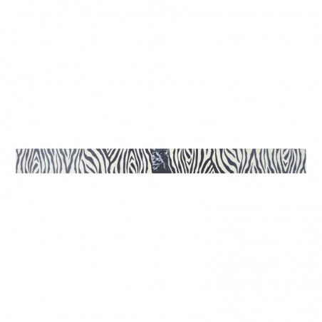 Listel Fascia Zebra L 4X46 cm - Noir Mat 