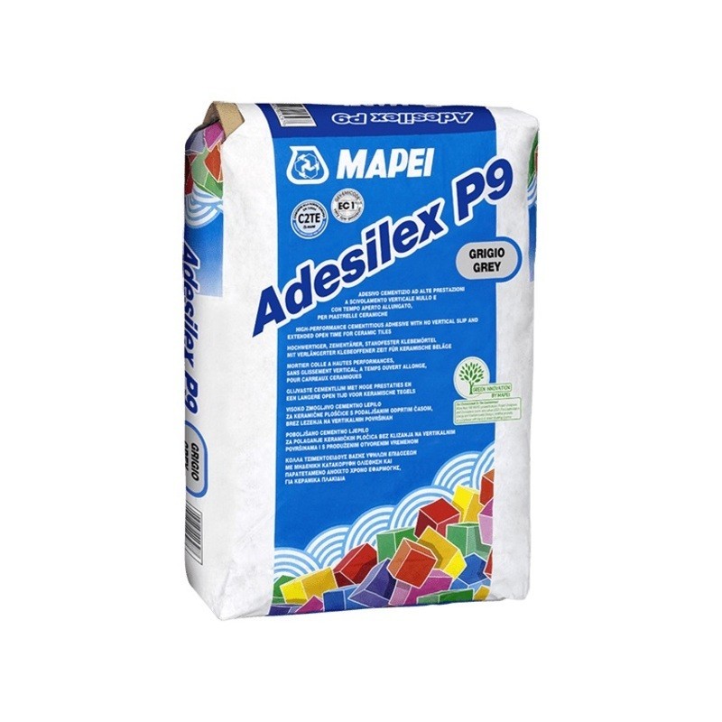 Colle Mapei Adesilex P9 25 kg - Gris 
