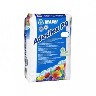 Colle Mapei Adesilex P9 25 kg - Blanc 