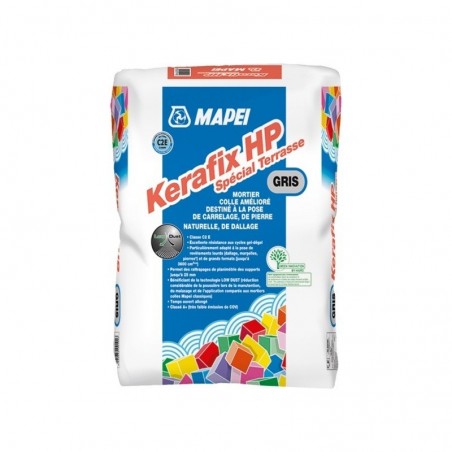 Colle Mapei Kerafix Hp Special Terrasse 25 kg - Gris Colle Mapei Kerafix Hp Special Terrasse 25 kg - Gris