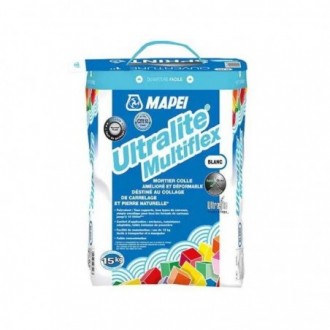Colle Mapei Ultralite Multiflex 15 kg - Blanc 