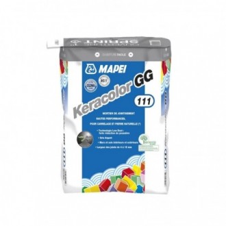 Joint Mapei Keracolor GG 111 25 kg - Gris argent 