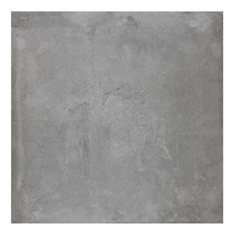 Carrelage Sol & Mur Iconica Ret Smoke 80X80 cm - Gris Mat