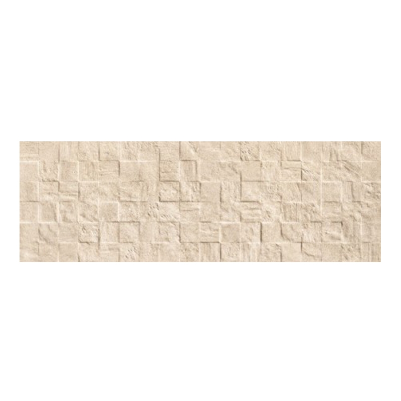 Faïence murale OPTION N DECOR BEIGE 30X90 cm