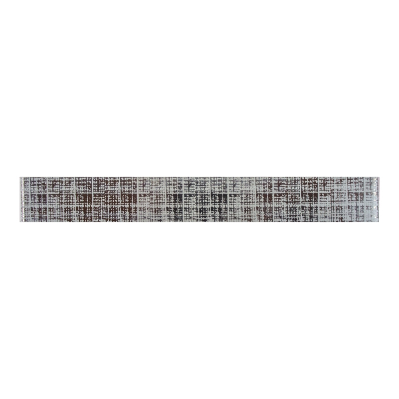 Listel Listello Textile 2,5X20 cm - Gris Satiné