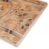 Listel Listello Flor Salaria 20X40 cm - Marron Mat