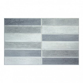 Faïence murale Magnet Mosaico Gris 25X40 cm Satiné 