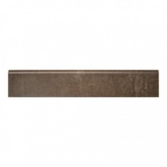 Plinthe Navarra 8X44,5 cm - Marron Mat 